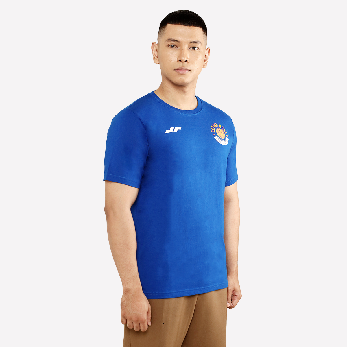 Juaraga Satria Muda T-Shirt - Net Hoops - Biru