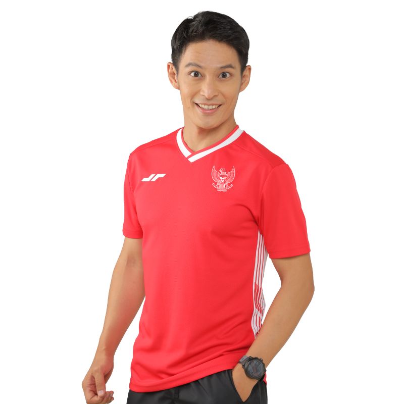 Juaraga Strike Jersey Bola Garuda - Merah