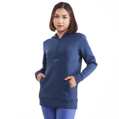 Jaket Sweater Wanita Cozy Navy