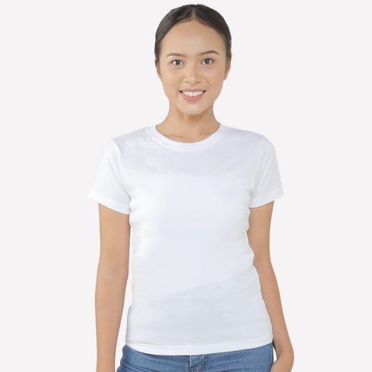 Juaraga T-Shirt - Wanita Jr Essential Tee - Putih