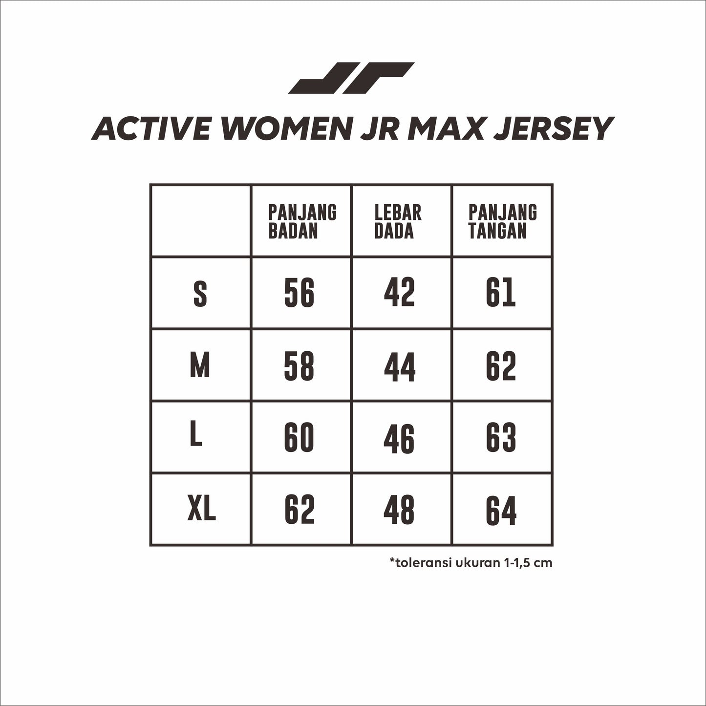 Juaraga Jersey Sport - Wanita JR Max - Hitam