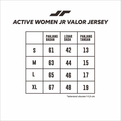 Juaraga Jersey Sport - Wanita JR Valor - Baby Pink