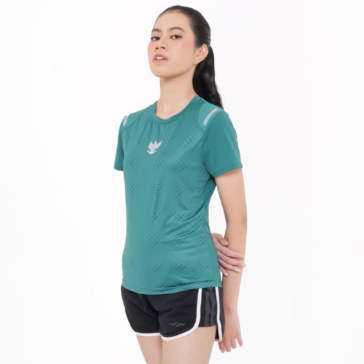 Juaraga Jersey Sport - Wanita JR Running 1945 - Hijau Teal