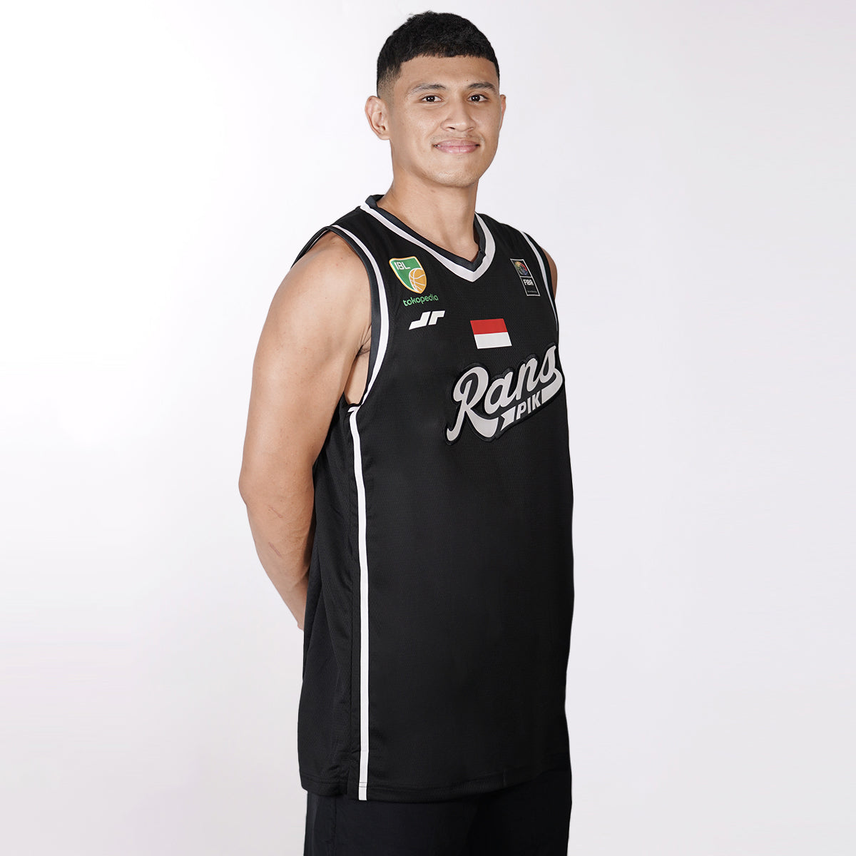 Juaraga Rans PIK Jersey Basket - Away Brave Knight 2023 - Hitam