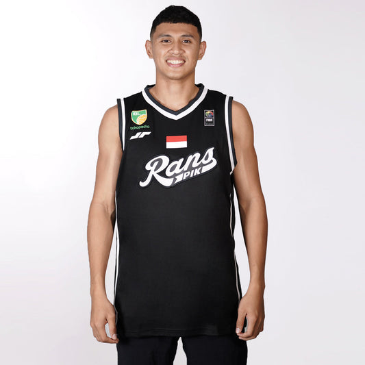 Juaraga Rans PIK Jersey Basket - Away Brave Knight 2023 - Hitam