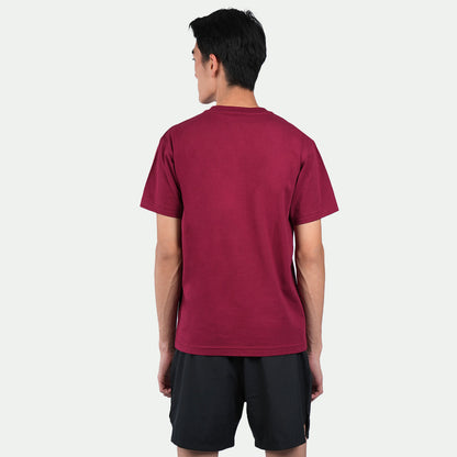 Juaraga T-Shirt - Pria JR Prime Pocket Tee - Merah Maroon