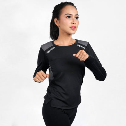 Juaraga Jersey Sport - Wanita JR Max - Hitam