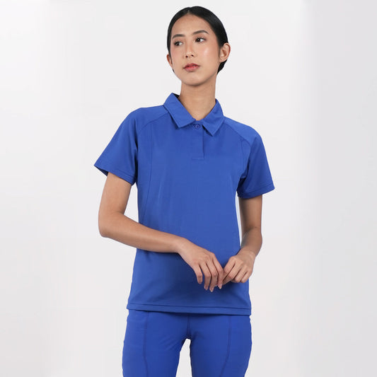 Polo Shirt Wanita Dynamic Biru