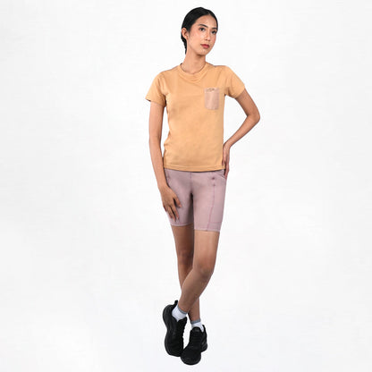 Juaraga T-Shirt - Wanita JR Prime Pocket Tee - Coklat