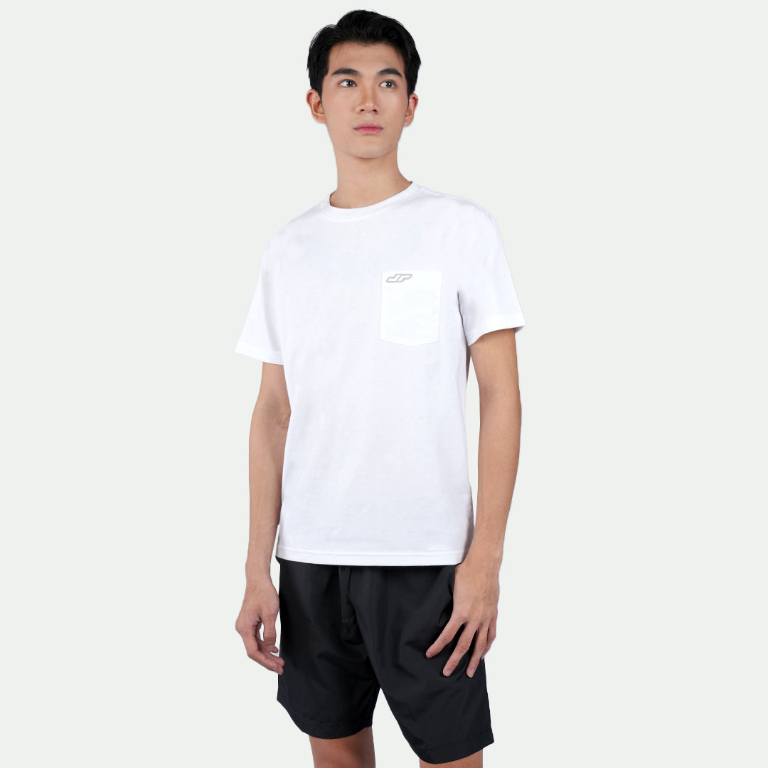 Juaraga T-Shirt - Pria JR Prime Pocket Tee - Putih