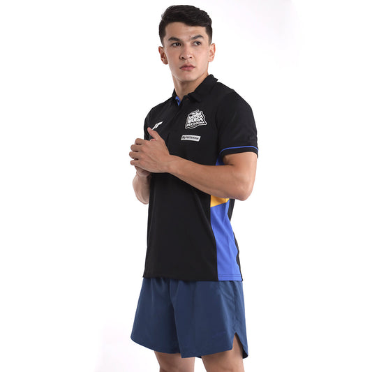 Juaraga Satria Muda Polo Shirt Basket 2023 - Hitam