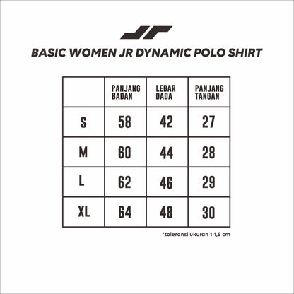 Juaraga Polo Shirt - Wanita JR Dynamic - Putih