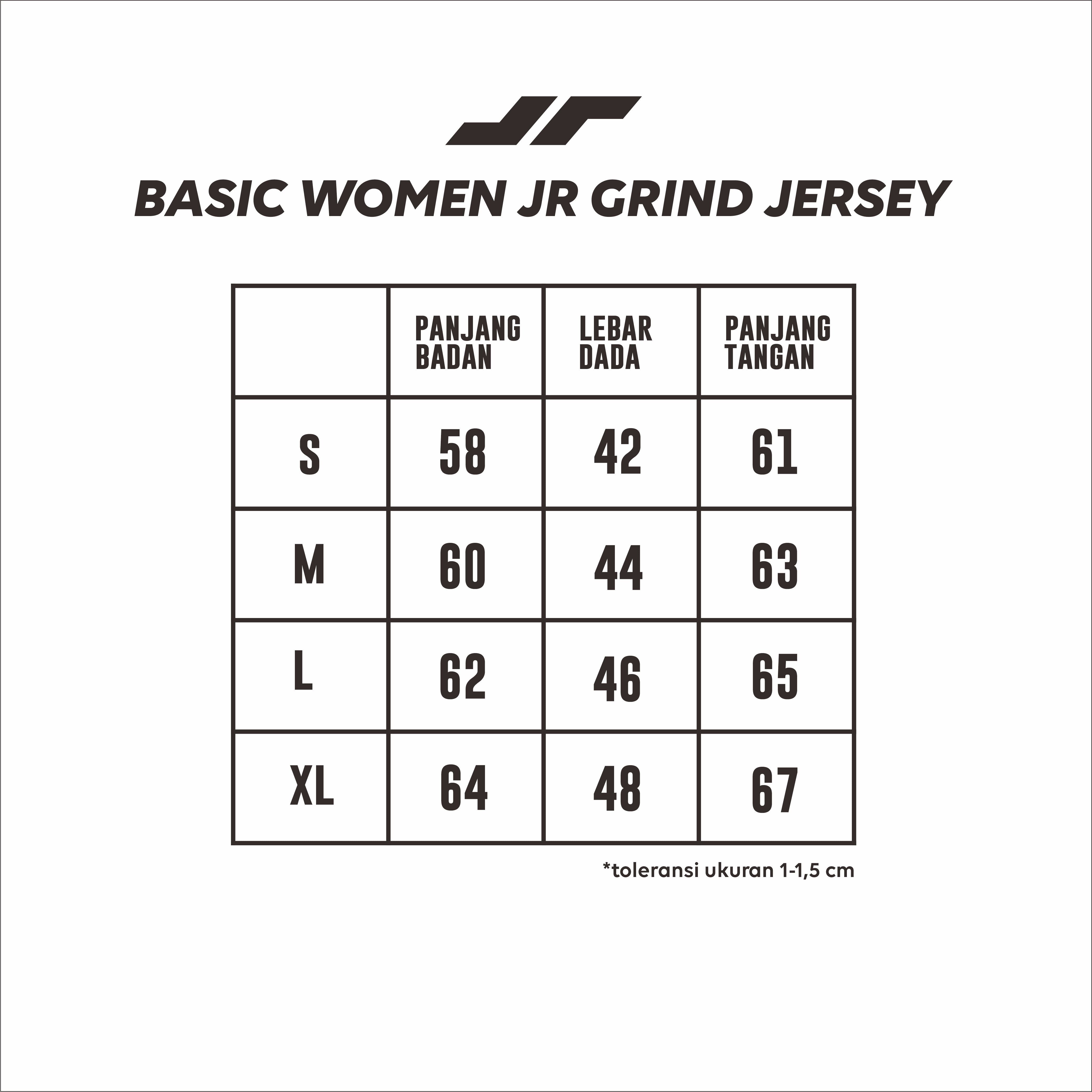 Juaraga Jersey Casual - Wanita JR Grind - Hitam