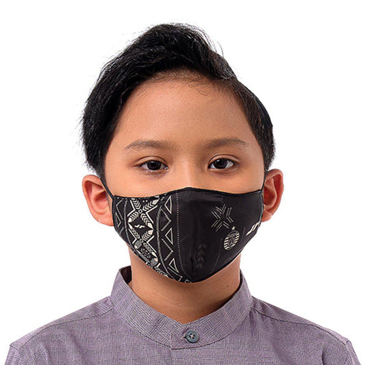 Juaraga Persija Masker Kids - Edisi Lebaran 2021 - Hitam juaraga.id