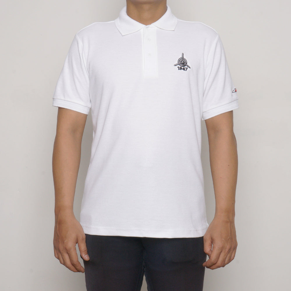 Juaraga Kadet Polo Shirt - Propeller - Putih juaraga.id