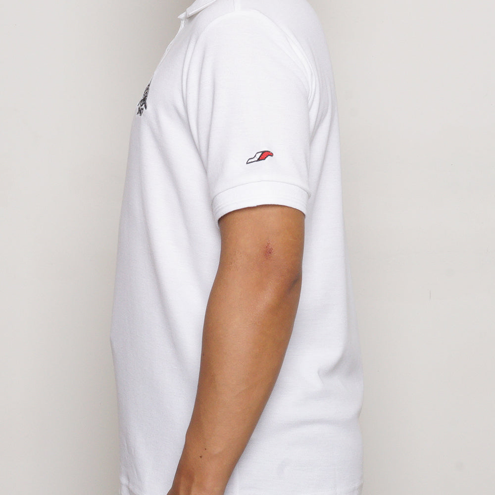 Juaraga Kadet Polo Shirt - Propeller - Putih juaraga.id