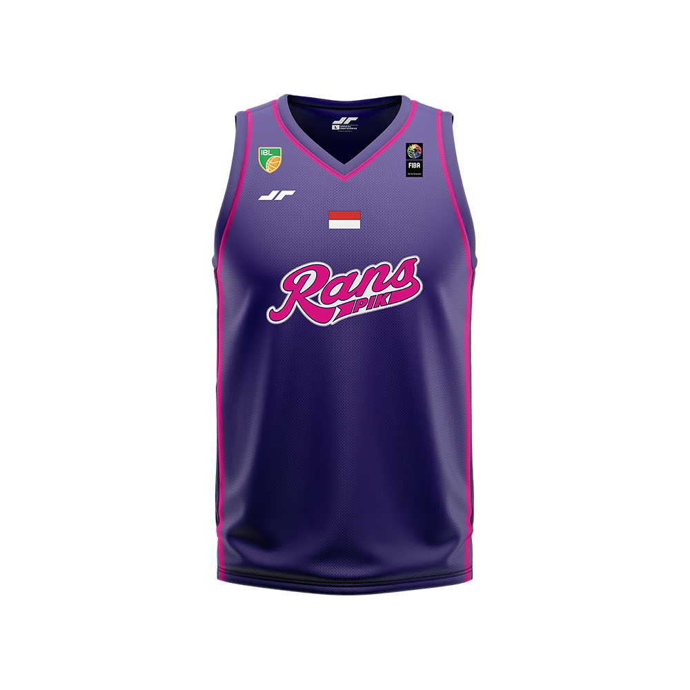 Jersey Rans Home Juaraga Rans PIK Jersey Basket - Alternate Shine Brave 2023 - Ungu ...