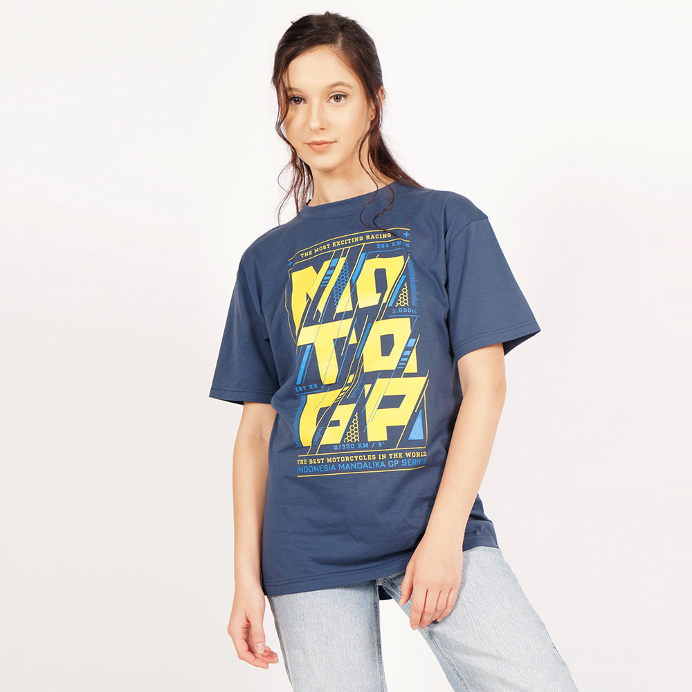 Juaraga MotoGP T-Shirt - Exciting Racing - Navy juaraga.id