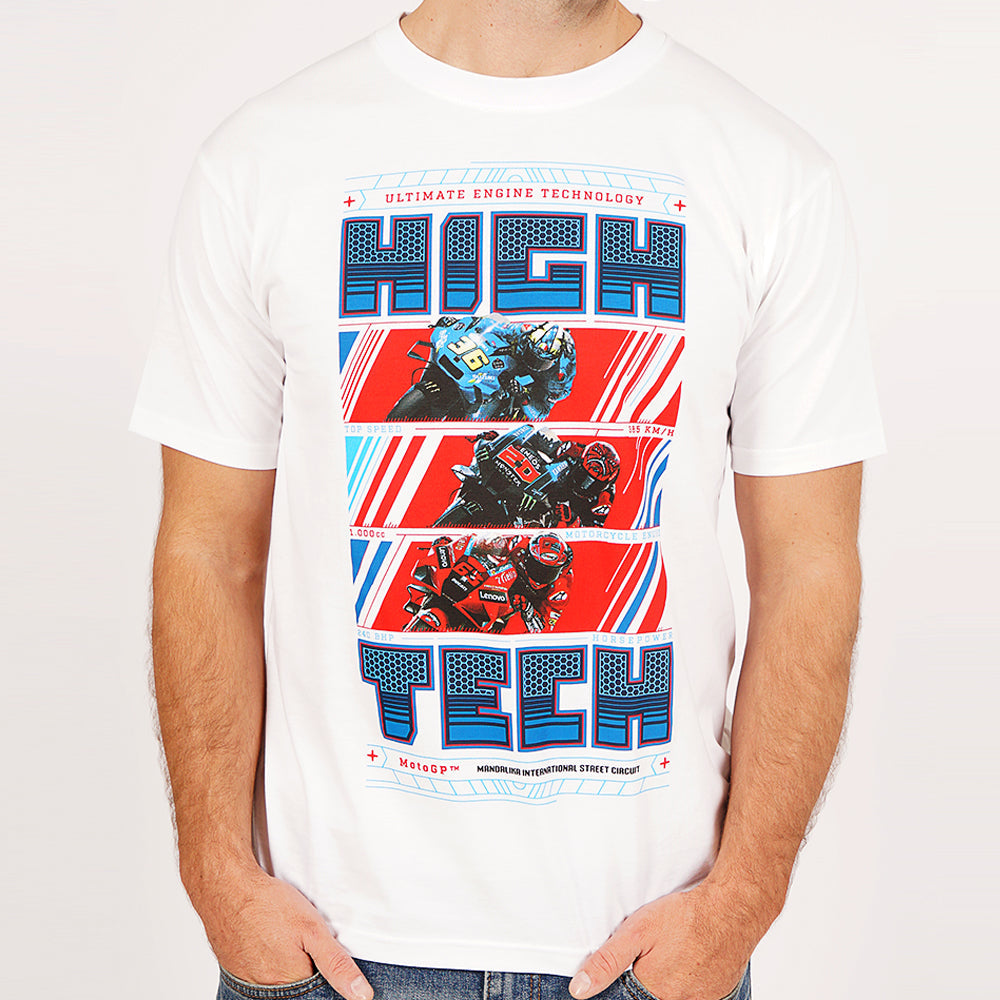 Juaraga MotoGP T-Shirt - Mandalika High Tech - Putih juaraga.id