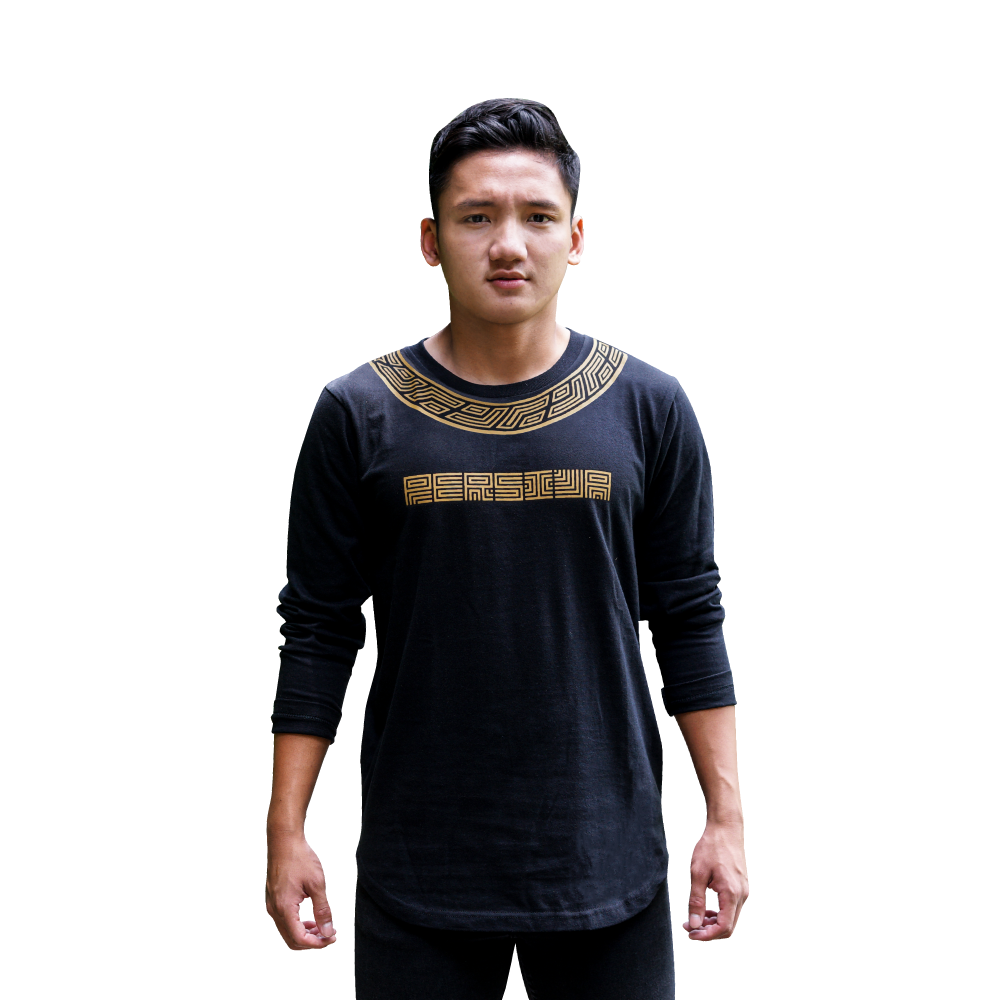 Juaraga Persija T-Shirt - Festive Lebaran Edition LS - Hitam juaraga.id