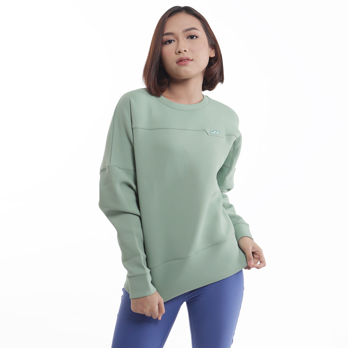 Jaket Sweater Wanita Lite Olive