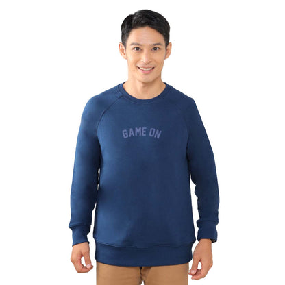 Juaraga Sweater Crewneck - JR Game On - Biru Insignia