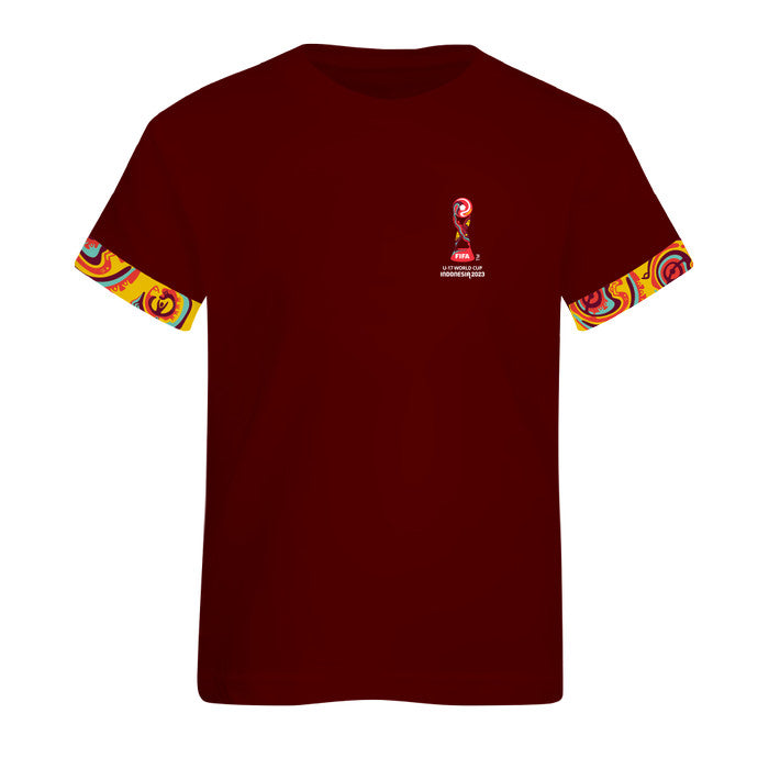 Juaraga FIFA U-17 World Cup T-Shirt Anak - Supporter - Merah Maroon