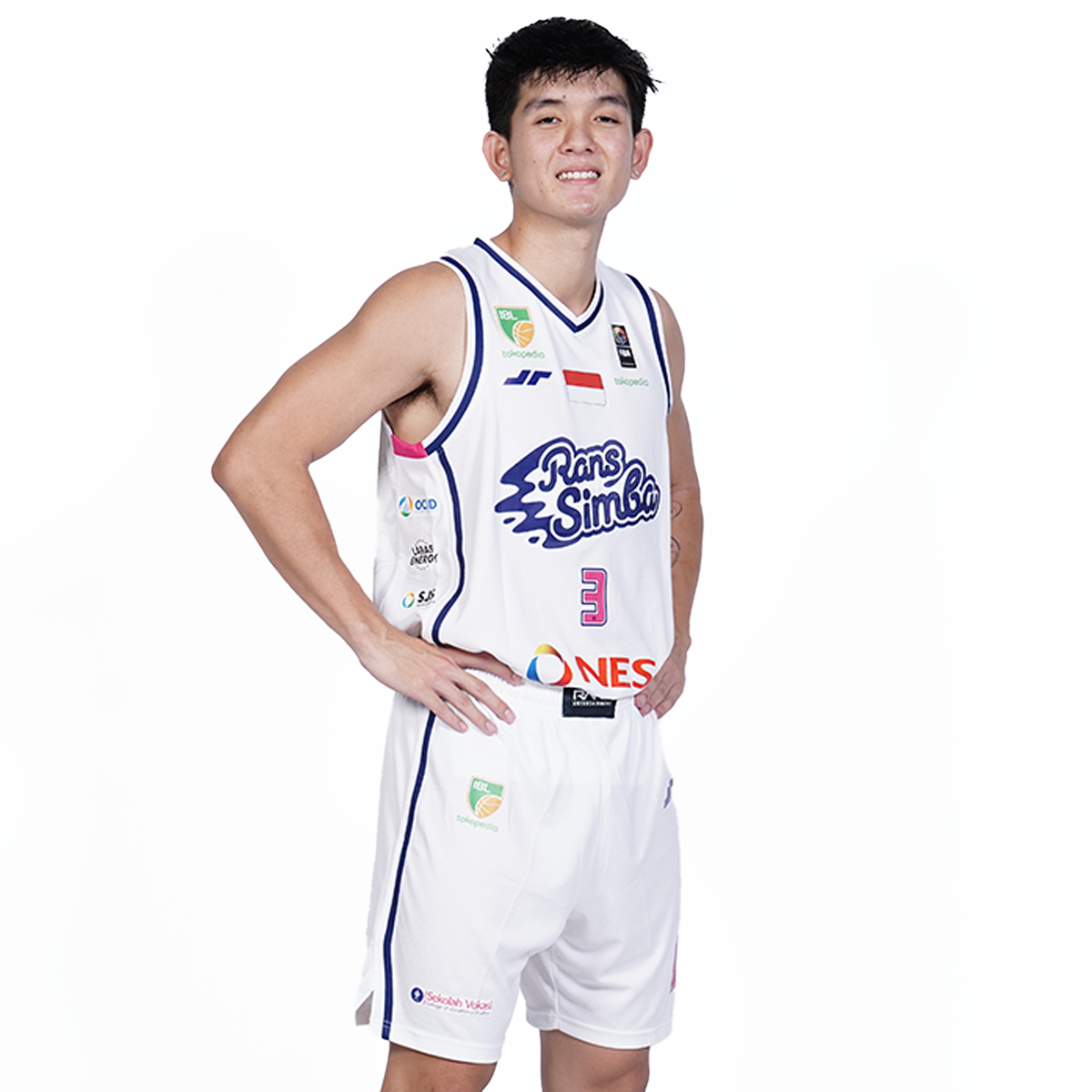 Juaraga RANS Simba Jersey Basket - Match Away 2024 - Putih