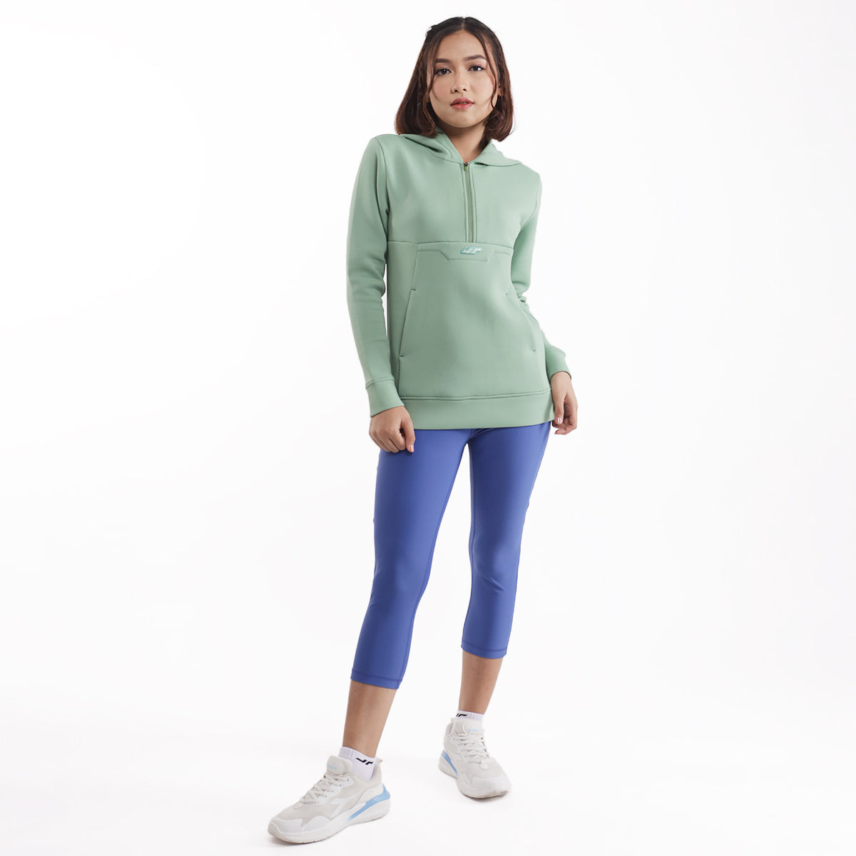 Juaraga Sweater Hoodie - JR Cozy - Hijau Olive