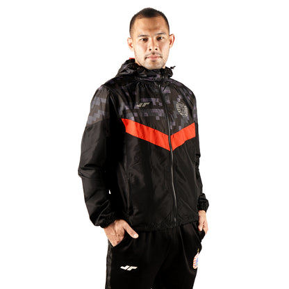 Juaraga Persija Jaket Windbreaker - Tiger Pix 2023 - Hitam