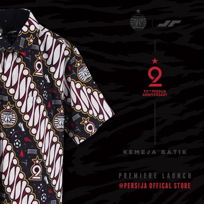 Juaraga Persija Kemeja Batik - HUT 92 ASANA X Persija Juara juaraga.id