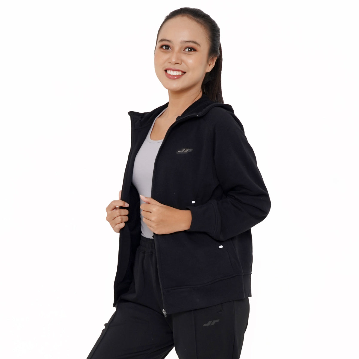 Jaket Casual Wanita Stylish Hitam