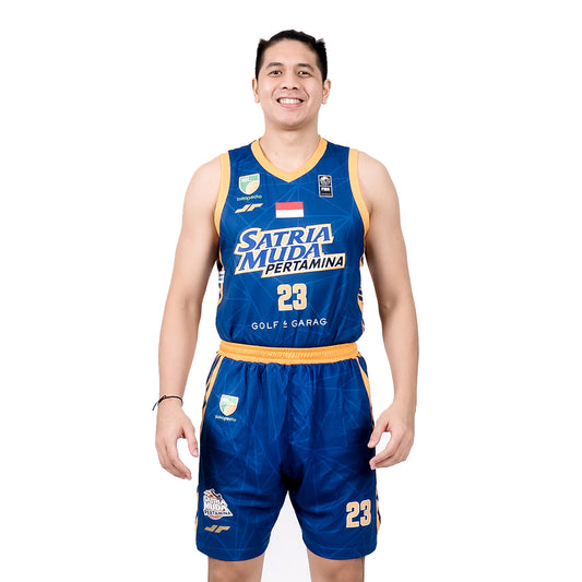 Juaraga Satria Muda Jersey Basket - Home 2023 - Biru