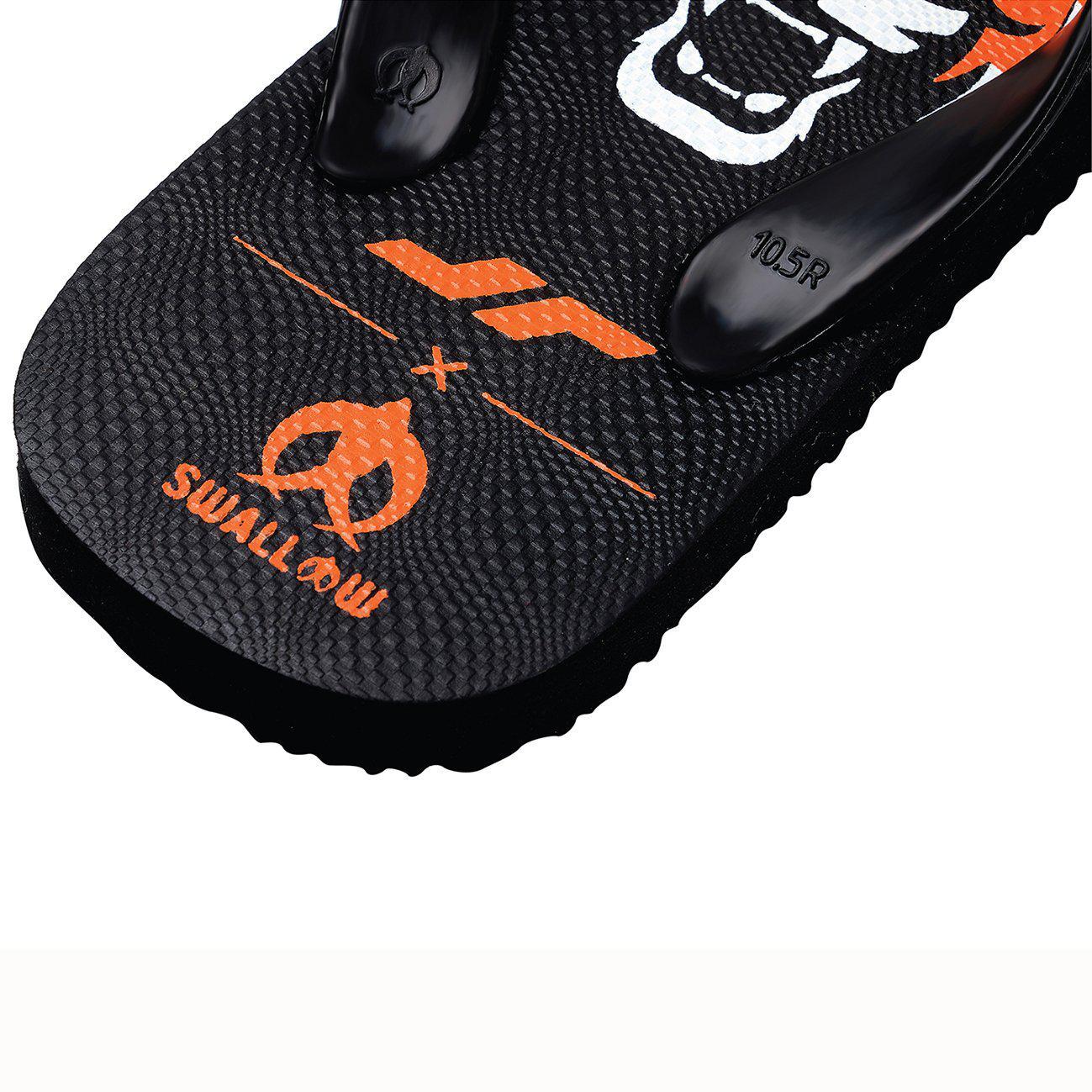 Juaraga Sandal Persija x Swallow Come On You Tiger - Hitam juaraga.id